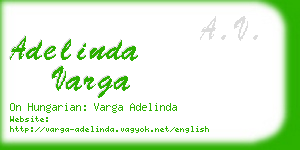 adelinda varga business card